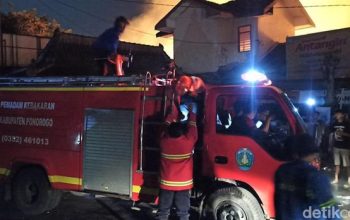 Kebakaran Hebat di Giritirto Wonogiri